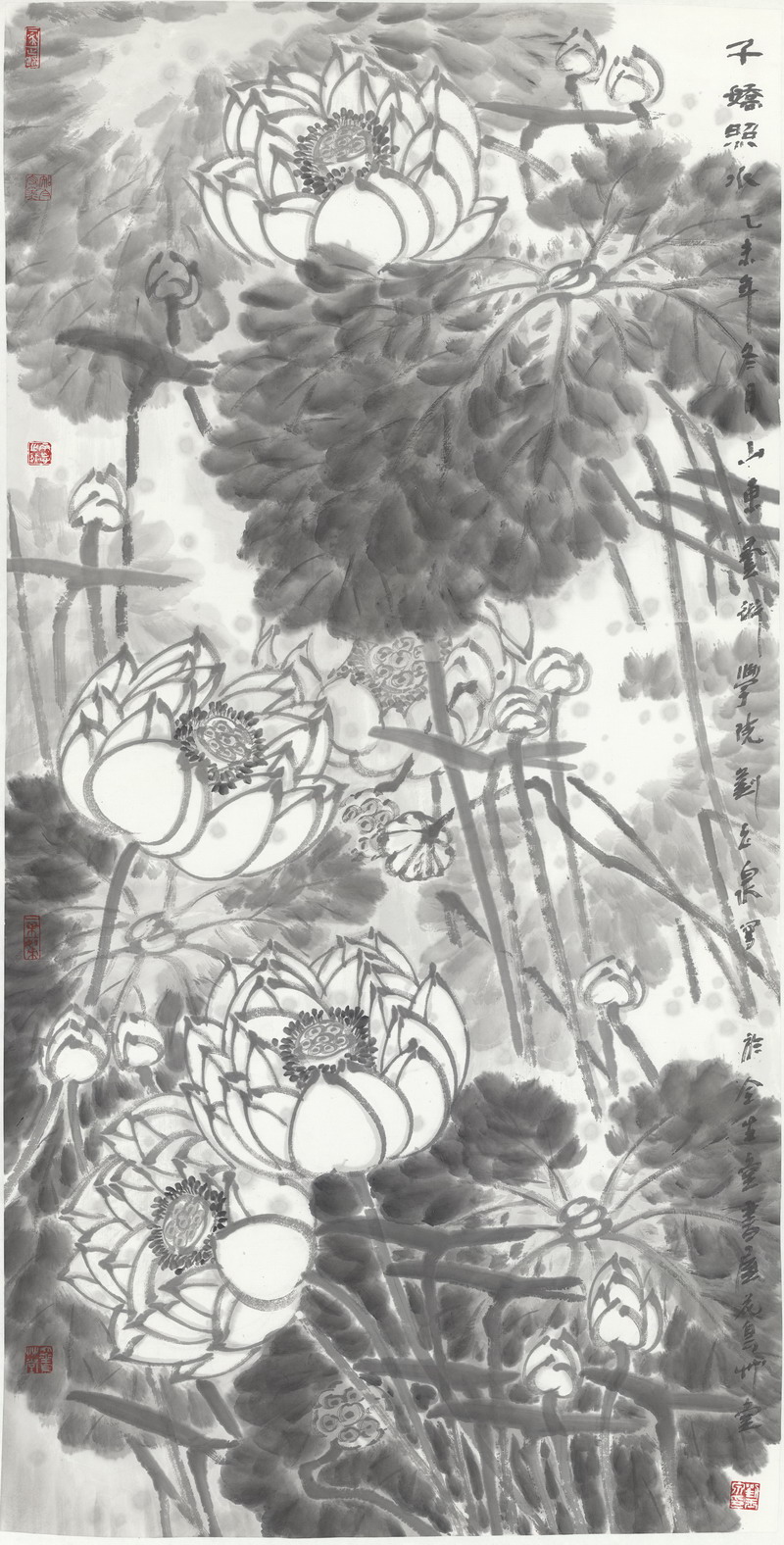 千娇照水 纸本水墨     138cmX68cm 2015年_调整大小.jpg