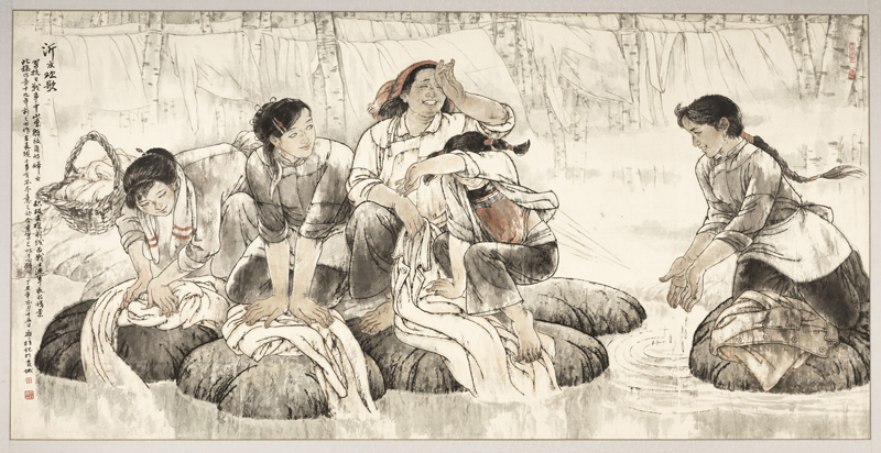 单应桂 《沂水欢歌》 1979年 140×245cm.jpg